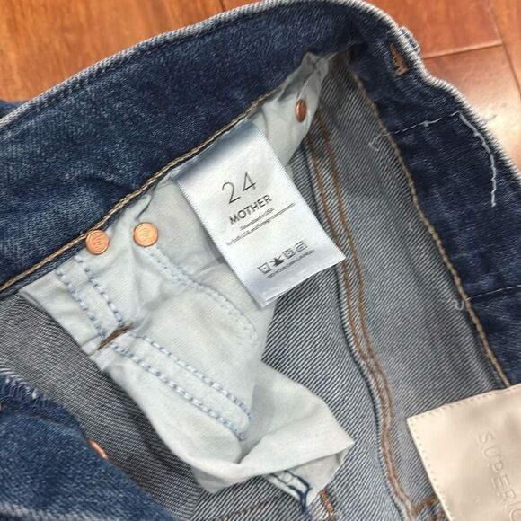 NWT MOTHER Women's The Hiker Skimp Mid Rise Jeans Size 24 - Picture 7 of 14